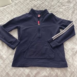 Lilly Pulitzer Girls size XL (12-14) Quarter Zip